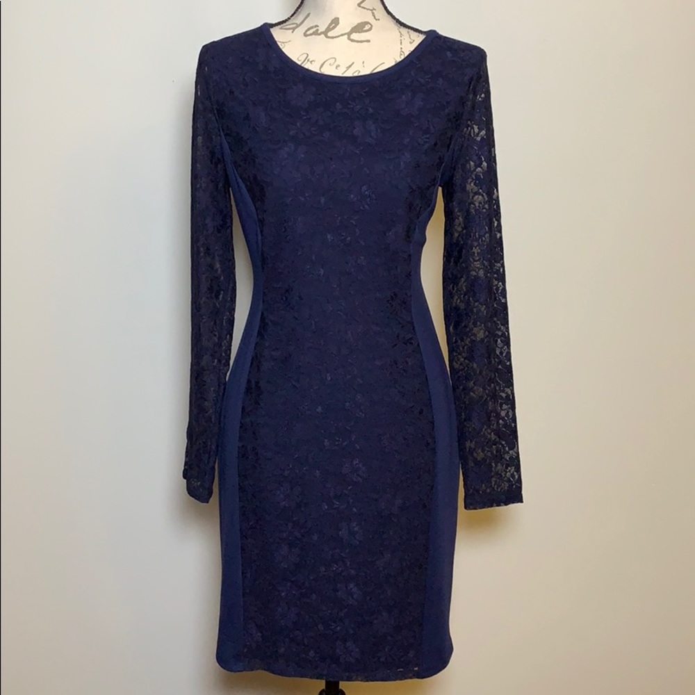 Antonio Melani Navy Lace Dreas